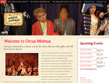 Tablet Screenshot of circusminimus.com